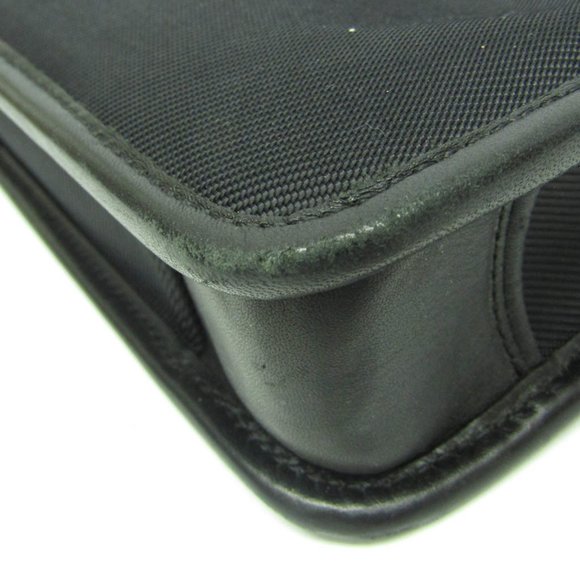 Coach Crosby Slim Brief 70892 Men's Leather,Nylon Canvas Handbag Black - Picture 5 of 10